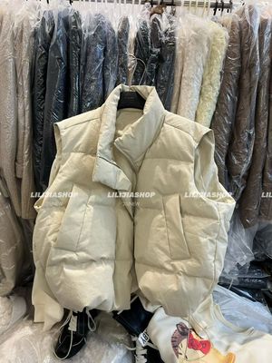 Miss家 韩国东大门韩版时尚百搭宽松显瘦立领羽绒马甲背心外套