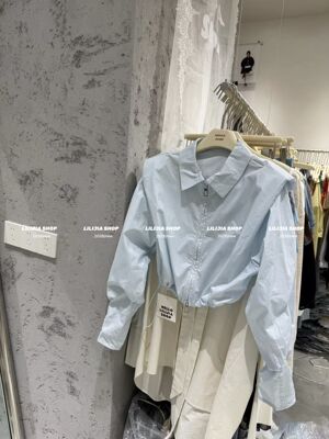 Miss家 2026新款韩版时尚百搭显瘦简约纯色翻领拉链短款防晒外套