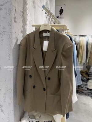 Miss家 2026春季新款韩版时尚百搭显瘦廓形高级感宽松西装外套