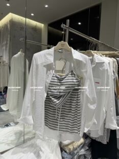 Miss家 2026夏季新款韩版时尚百搭宽松显瘦设计感小众衬衫套装女