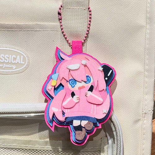 孤独摇滚周边波奇酱不织布钥匙扣