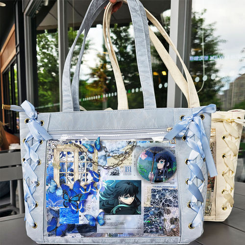 时透无一郎鬼灭之刃吧唧徽章卡片谷子单肩包丝带痛包扎板漫展通勤