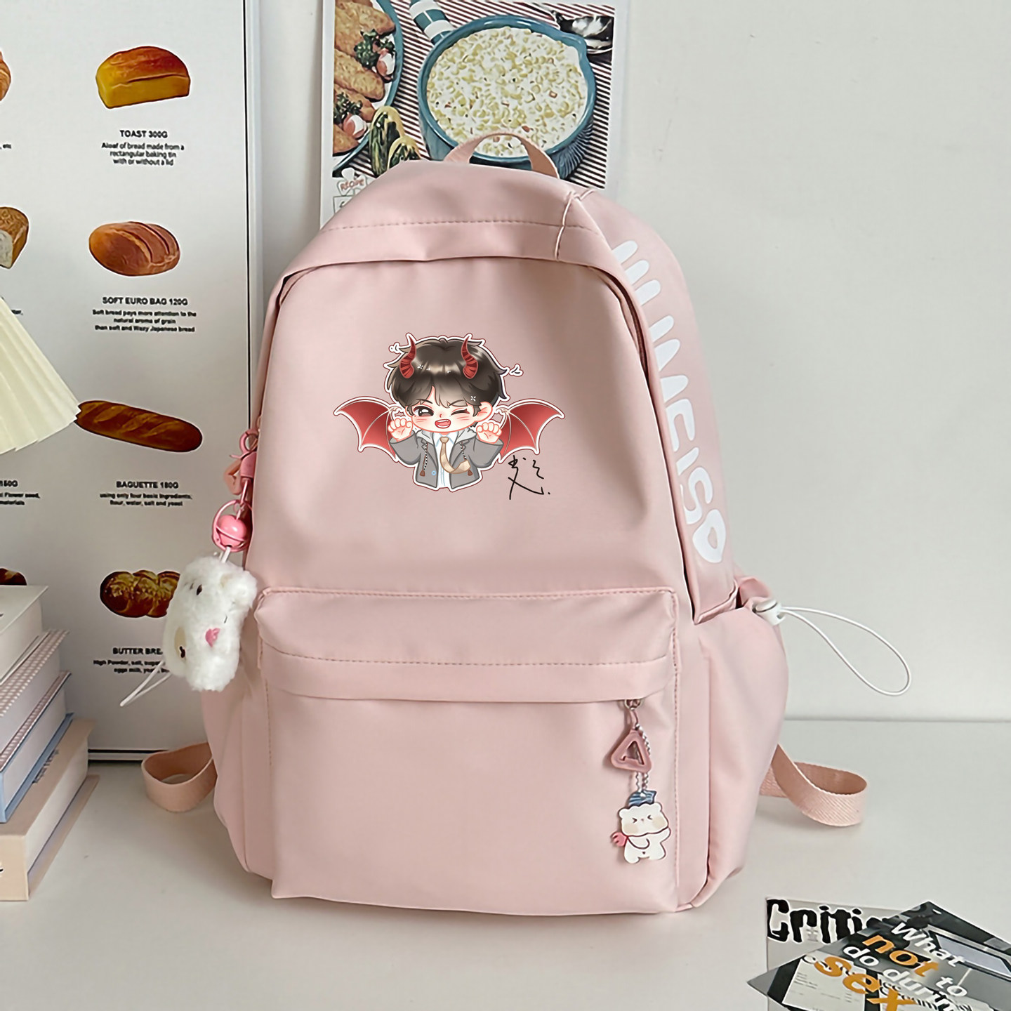 敖子逸周边可爱Q版TF家族粉丝应援中小学生双肩书包时尚背包礼物