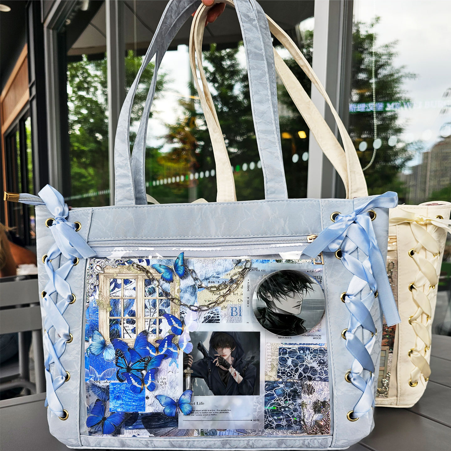 张起灵闷油瓶盗墓笔记周边痛包扎板二次元单肩包学生通勤大食量新