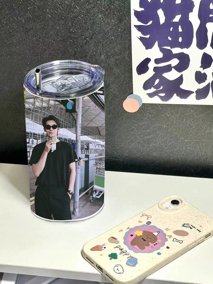 于适应援周边高颜值办公室休闲学生高颜值新式好看不锈钢吸管保温