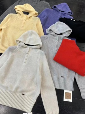 Cjzp半拉链羊绒衫maikun899