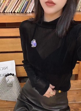 底价咨询 设计师品牌植绒上衣