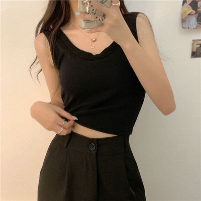 无袖背心女夏季外穿带胸垫美背网红爆款运动内衣吊带一体文胸内搭
