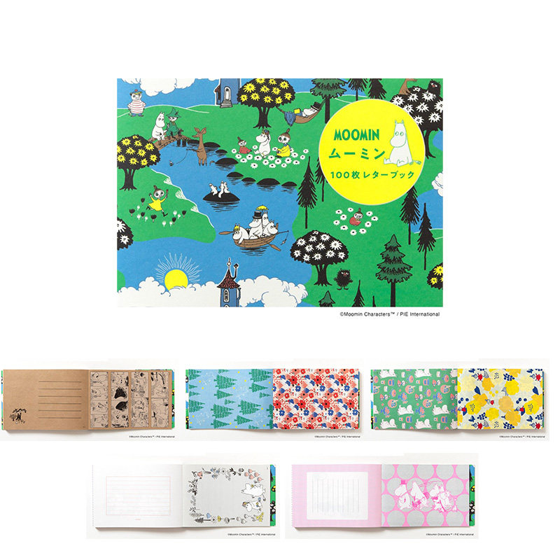 日本pie100枚姆明素材便签本