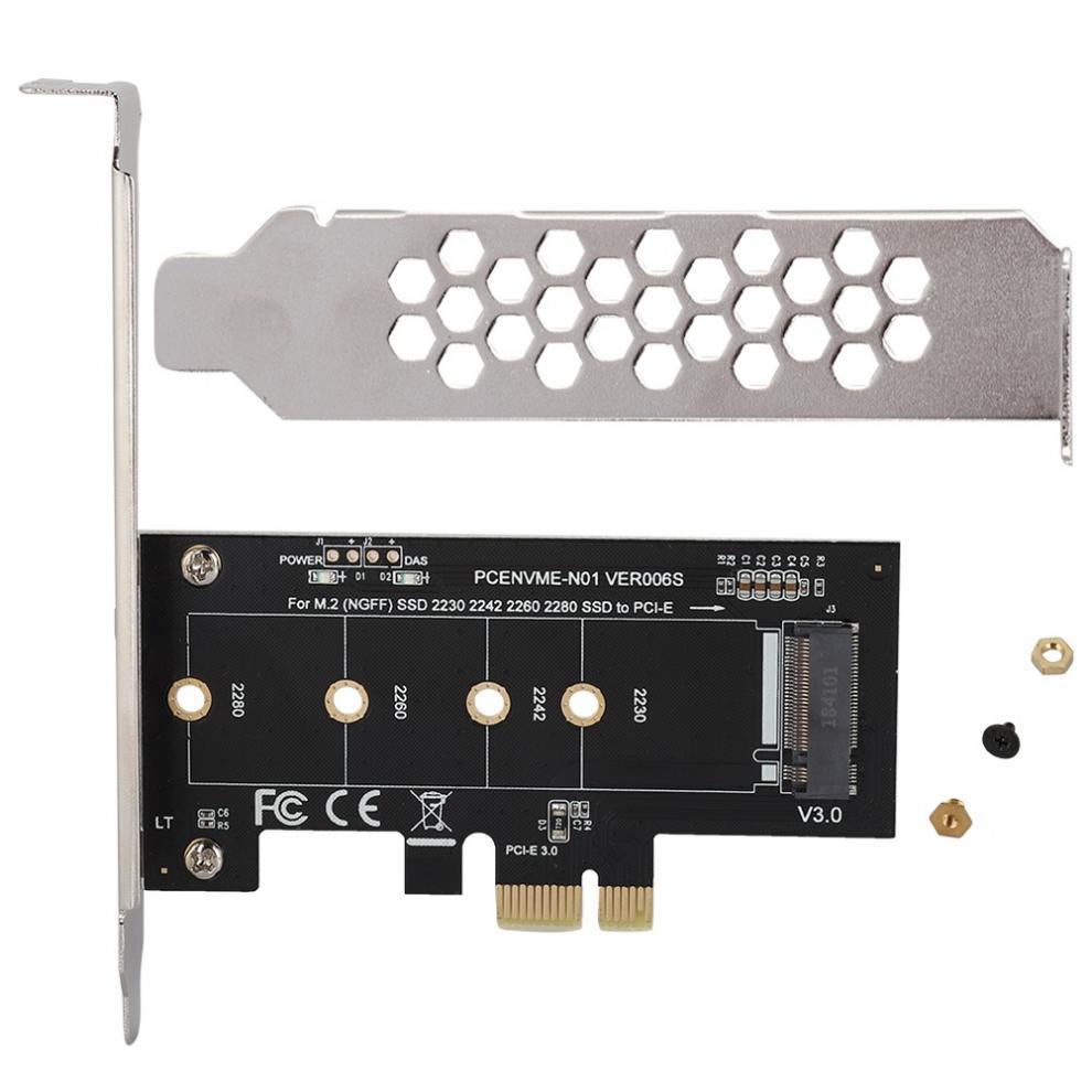 PCI-E3.0 高速1X转M.2 KEY-M转接卡 NVME扩展M KEY NGFF 转换卡