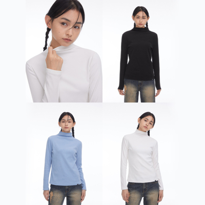 美好商店三色高领打底衫