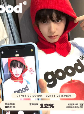 美好商店MeihaoStore轻松打造夏日清爽感的good红苹果短袖T恤