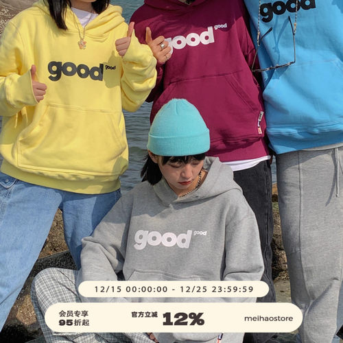 薄绒休闲外套卫衣连帽