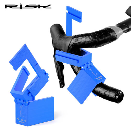 RISK公路自行车手变内弯角度测量工具弯把角度调节调整工具量角器