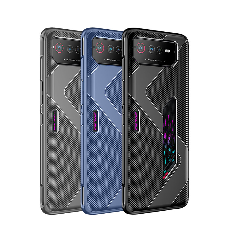 西蒙迪奥适用于rog7手机壳腾讯rog游戏手机7全包防摔保护壳华硕rog6手机壳7代rog7pro游戏散热壳配件超薄壳