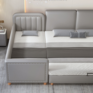 儿童床小床拼接大床带护栏加宽床拼接床边床男孩侧边婴儿床单人床