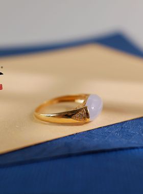 泠语匠造 如影随形 翡翠戒指