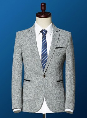 西服男Weding Casual Blazer Men Fashion Slim Fit Jacket Suits