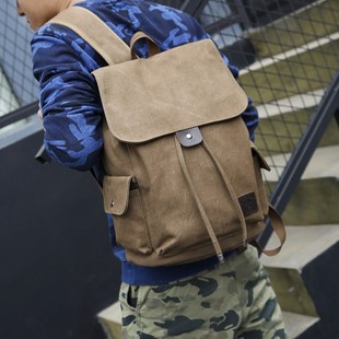 man 帆布背包 men 时尚 bag fashion new 2018 canvas backpacks