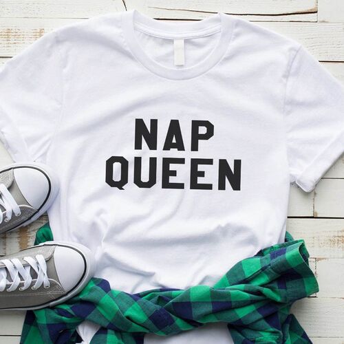 nap queen women loose t shirt cotton plus size tshirt summer