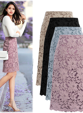 Ladies Skirts Summer Women Dresses Lace Short Skirt 半身裙女