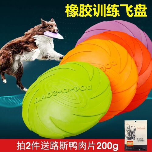 dog frisbee border golden retriever rubber pet ufo train