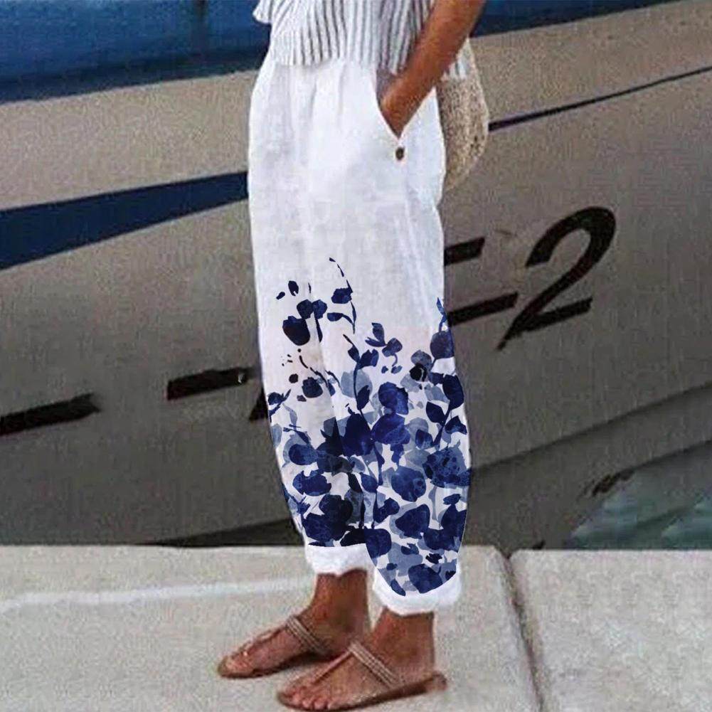 Spring/Summer New Printed Pocket Casual Pant夏印花插袋休闲裤