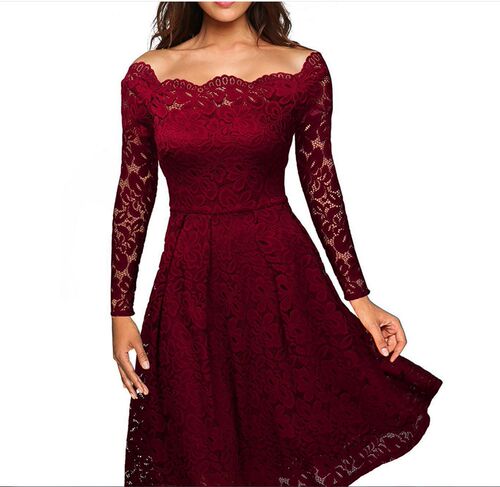 蕾丝大摆连衣裙 Sexy Party Cocktail Casual summer Dress