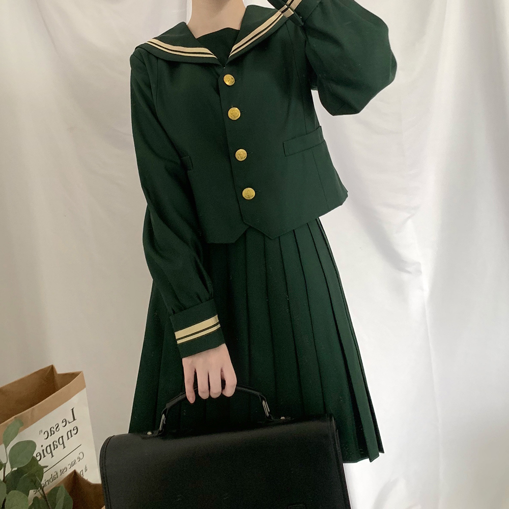 水手服校服清仓原创关东襟