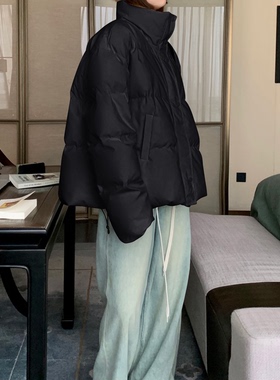 白色羽绒棉服女冬季新款2025韩系高级感超好看小个子短款棉衣棉袄