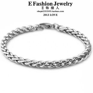 男士手链 男款 韩版钛钢 粗宽时尚 大方个性霸气复古潮男饰品包邮