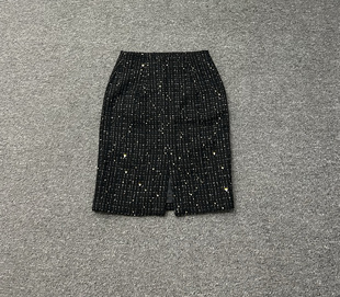 3.25少量源D 几件小香风开叉半裙秋冬款