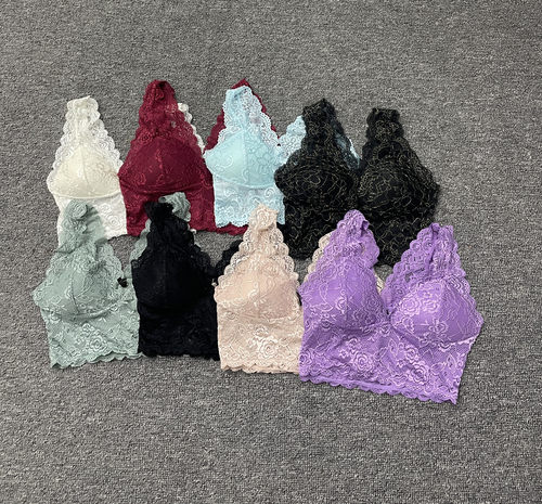 4.30 包邮 源货多色薄款蕾丝文胸吊带背心女