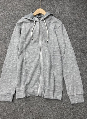 F228原货秋款连帽拉链长袖宽松休闲卫衣男