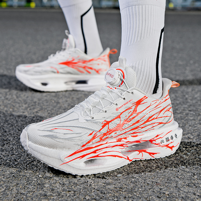 马拉松专用跑步鞋男女学生旋转扣