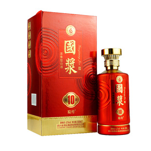 川酒集团 蜀传国浆酒42度窖龄10 浓香型纯粮优级白酒500ml单瓶