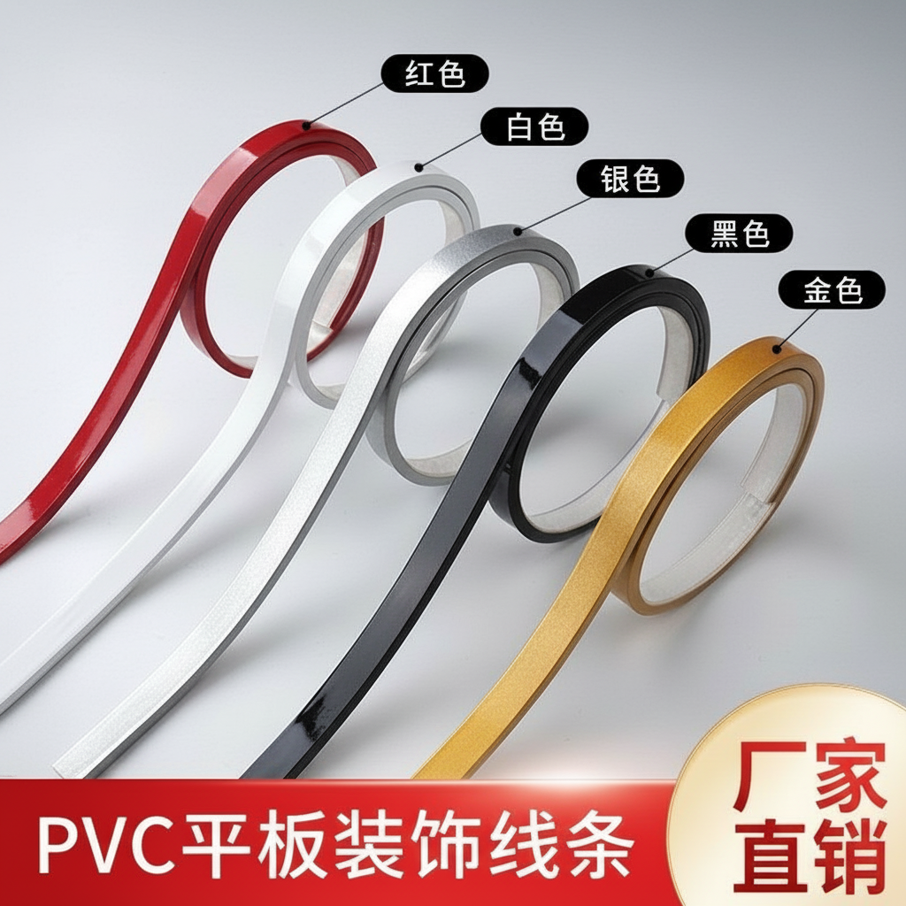 pvc平板线条自粘石膏线背景墙柜门格子窗改造装饰条镜子画框包边,基础建材,相框线条,淘宝优惠券,粉丝福利购,淘宝优惠卷