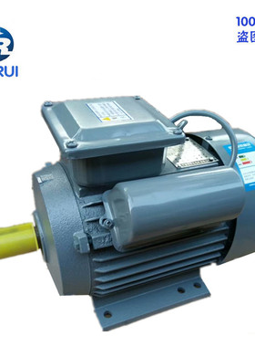 单相电动机/全铜芯/220v卧式电机YL100L14（3.7KW 四极）1400转