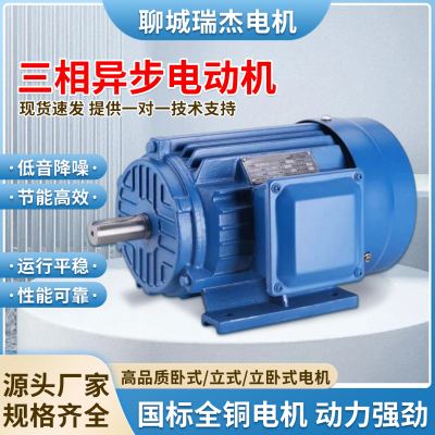 三相电机 全铜线YE3100L1-4- 3.0KW1400转380v三相马达/电动机