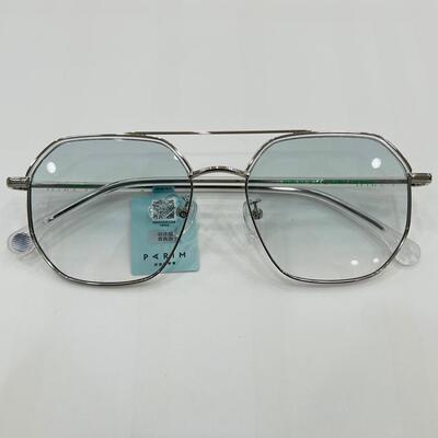 新款派丽蒙眼镜架85058双梁眼影小绿镜素颜男女全框可配近视镜片