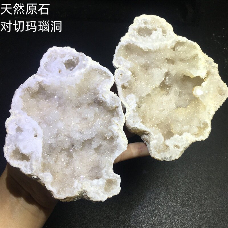 纯天然摆件原石玛瑙晶洞装饰科普