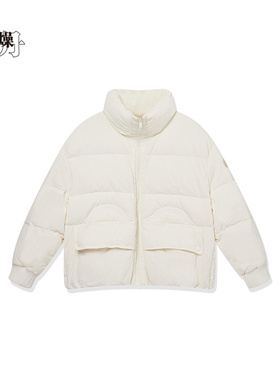 【商场同款】乔丹女士羽绒服短款冬季保暖轻薄运动服LGM12243913