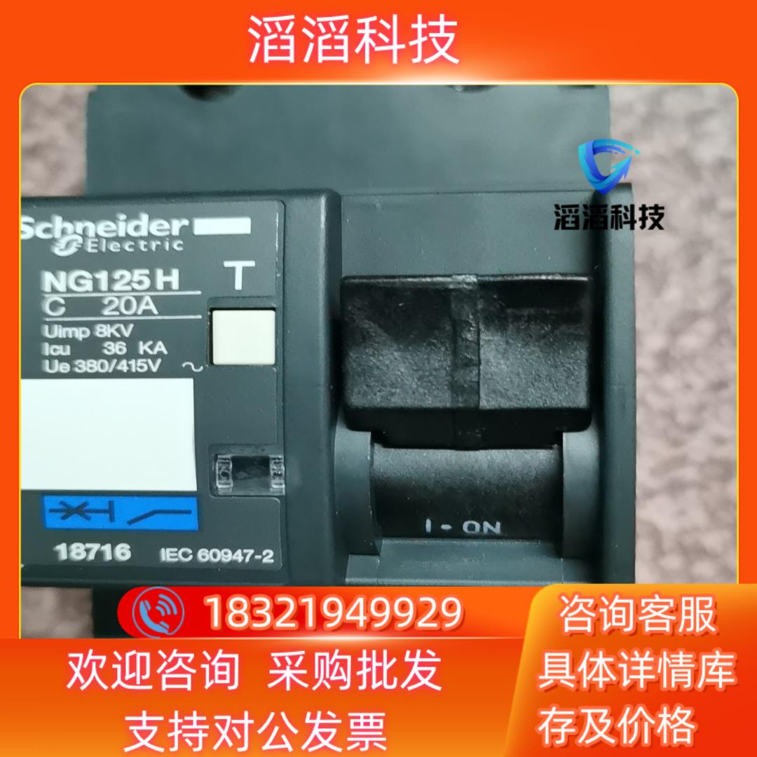 现货NG125H  2P20A断路器原装法国余料