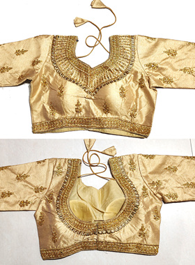 印度纱丽搭配配套短上衣肚皮舞印度舞影楼演出敦煌舞金色黑色红色