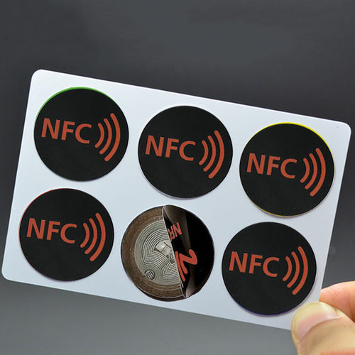 现货抗金属 NTAG215标签 黑色款 含6个NFC标签 NDEF格式