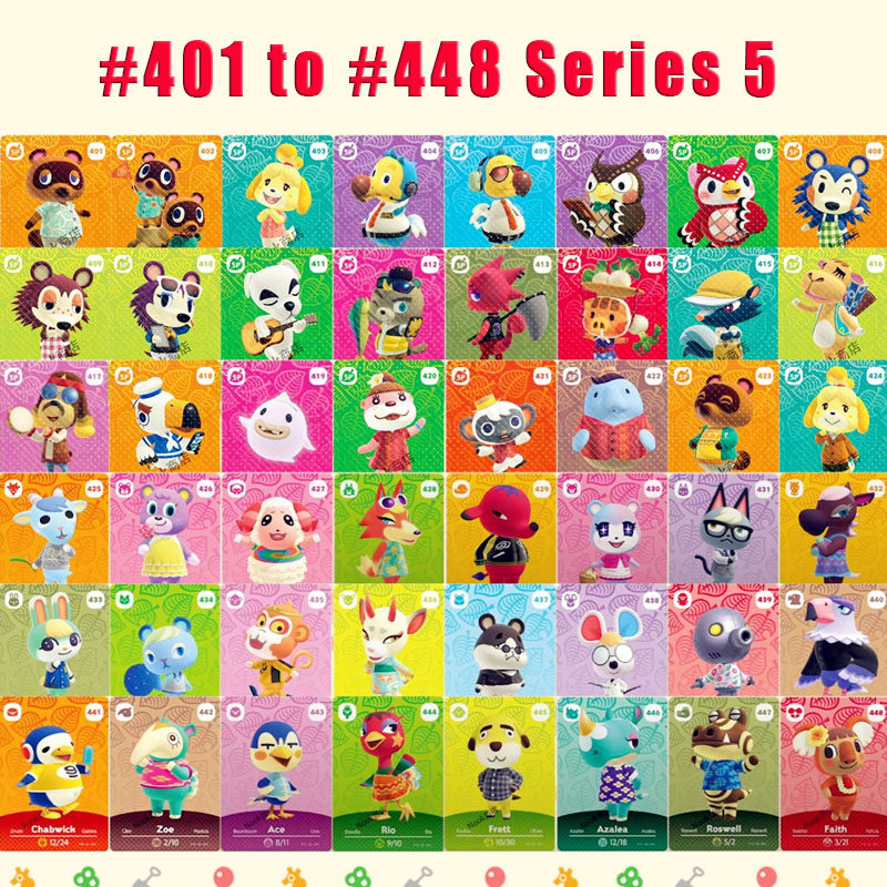 1-5弹自选amiibo动森amiibo卡动物森友会小动物之森村民杰克美玲