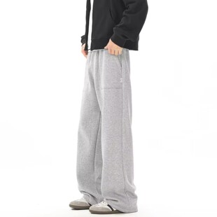 【精品】新款上市◆2026春季男款美式高街个性设计痞帅休加绒闲裤