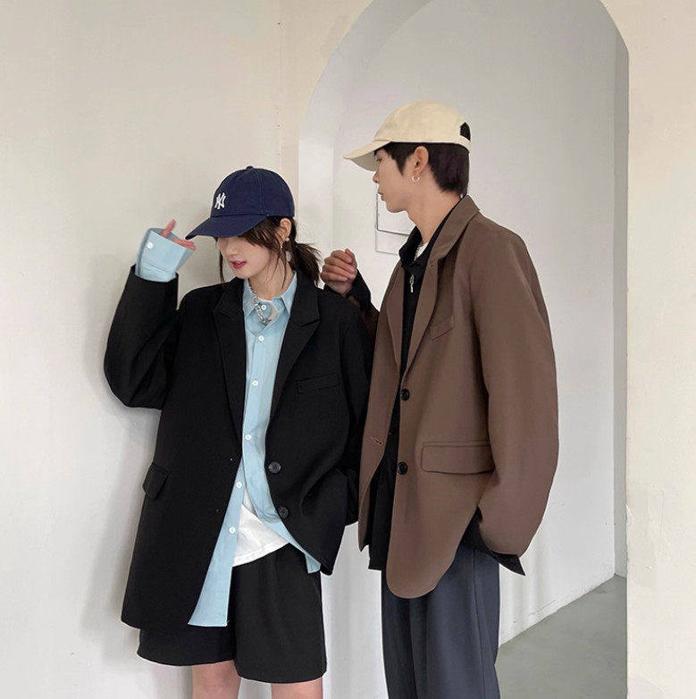 【精品】新款上市◆2025春秋男女同款韩版潮流时尚百搭休闲西服