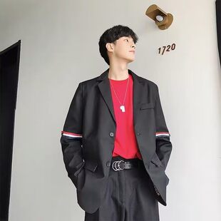 【断码优品】新款上市◆2025春秋青少年韩版潮流设计感修身西服