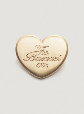 韩国小众八奶同款爱心胸针复古个性桃心别针徽章